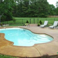 Kemiko decorative coatings on exterior, residential surface. Products: Kemiko Stone Tone Concrete Acid Stain in various colors; Kemiko Repels Sealer Kemiko decorative coatings on exterior, residential surface. Products: Kemiko Stone Tone Concrete Acid Stain in various colors; Kemiko Repels Sealer