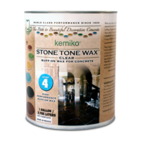 Kemiko Stone Tone Buff-On Wax One Gallon Can - Concrete Wax Sealer