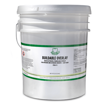 Concrete Overlay Products - Kemiko Buildable Overlay. Use this when you can't remove concrete stains.