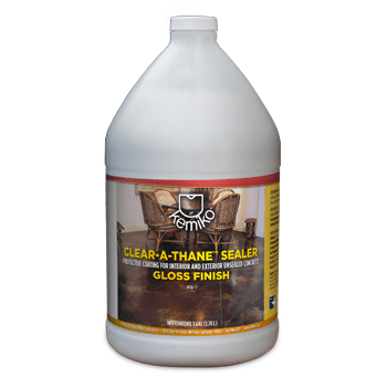 Acrylic Concrete Sealer - Clear-A-Thane Sealer