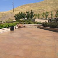 Kemiko decorative coatings on exterior, commercial surface. Products: Kemiko Stone Tone Concrete Acid Stain in various colors; Kemiko Repels Sealer. Kemiko decorative coatings on exterior, commercial surface. Products: Kemiko Stone Tone Concrete Acid Stain in various colors; Kemiko Repels Sealer. Decorative Concrete Made Easy.