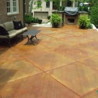 Kemiko decorative coatings on exterior, residential surface. Products: Kemiko Stone Tone Concrete Acid Stain in various colors; Kemiko Repels Sealer Kemiko decorative coatings on exterior, residential surface. Products: Kemiko Stone Tone Concrete Acid Stain in various colors; Kemiko Repels Sealer. Decorative Concrete Made Easy.