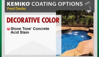 Best Kemiko® Products for Pool Decks Best Kemiko® Products for Pool Decks. Decorative Concrete Made Easy.